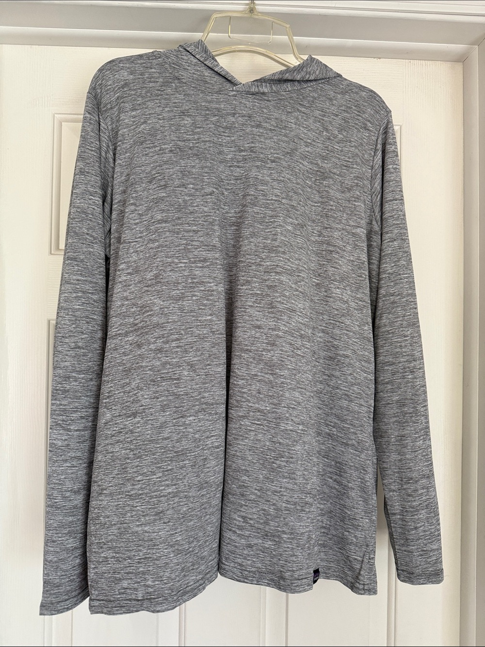 Patagonia Gray Hooded Long-Sleeve Shirt